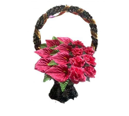 Траурная корзина S-8