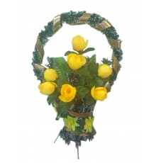 Траурная корзина T-6